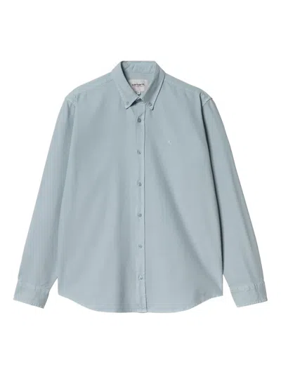 Carhartt Button Fastening Shirt In Blue