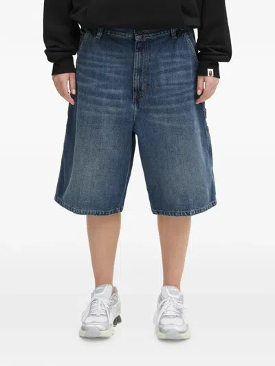 Carhartt Button-fastening Shorts In Animal Print