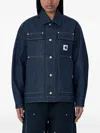 Carhartt Button Patch Pocket Denim Jacket In Blue