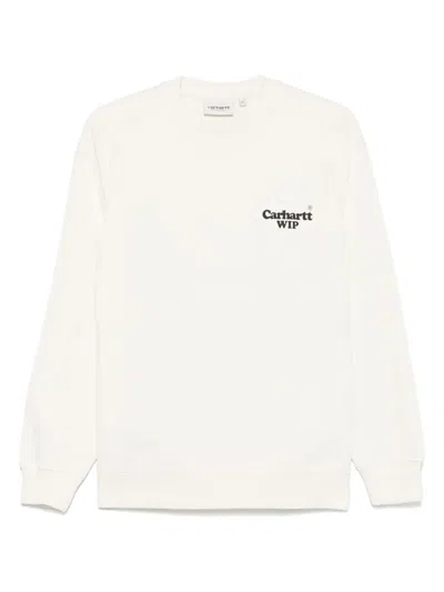 Carhartt Button Sweatshirt In 中性色