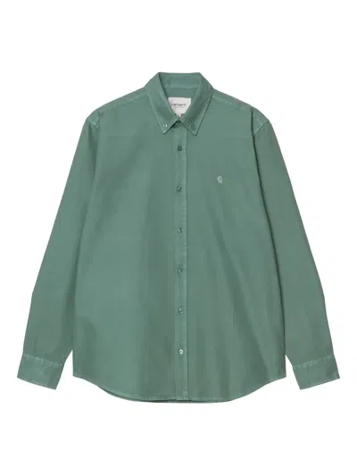 Carhartt Buttoned Cotton Shirt In Green