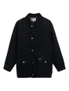 Carhartt Buttoned Pocket Coat In Black