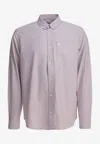 Carhartt C-logo Long-sleeved Shirt In Purple