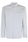 Carhartt C Logo Shirt Oxford In Blue