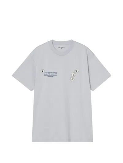 Carhartt Work In Progress Trip Graphic Organic Cotton Jersey T-shirt In Blue