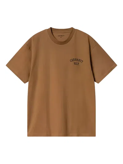 Carhartt Cabinetry Graphic-print T-shirt In Brown