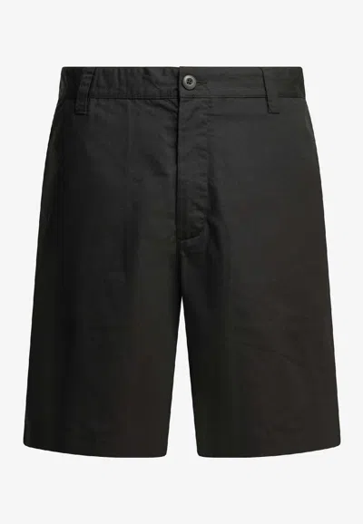 Carhartt Wip Calder Five-pocket Black Polyester Cotton Shorts