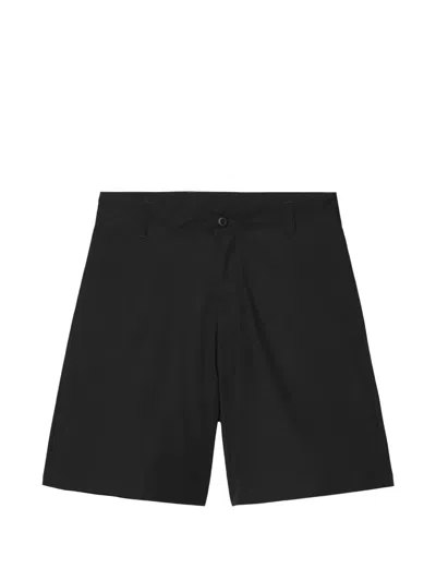 Carhartt Calder Buttoned Shorts In Black