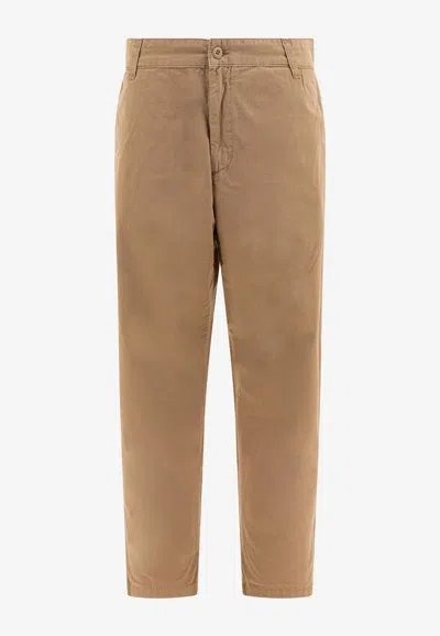Carhartt Calder Straight Chino Pants In Beige