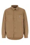 Carhartt Pockets Double Chest Sleeves Long In J Peanut Stone Dyed