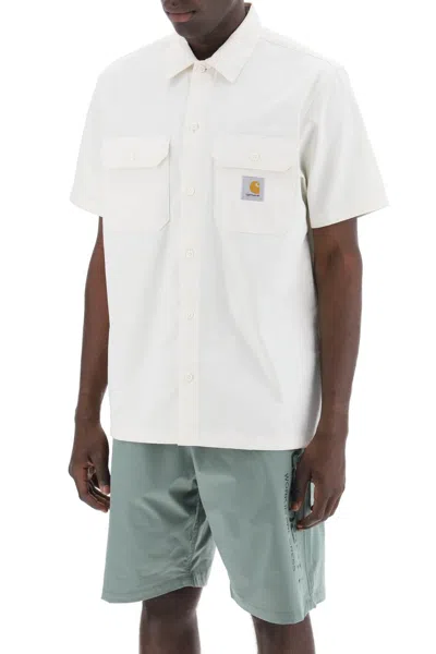 Carhartt Camicia A Maniche Corte S/s Master In White