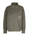 Carhartt Camicia W' Kelly Leaf Rinsed In Green