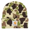 Carhartt Camo Duck Beanie Jacquard In Multi