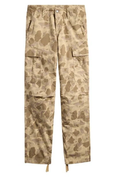 Carhartt Camo Ripstop Cargo Pants In Brown