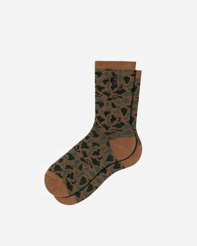 Carhartt Camo Socks In Brown
