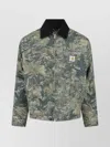Carhartt Camouflage Long Sleeve Collared Jacket In Multi