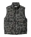 Carhartt Work In Progress Springfield Taffeta Recycled Polyester Vest In Black
