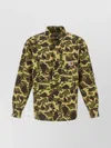 Carhartt Camouflage Patterned Button-down Collar Shirt In Multi