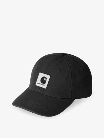 Carhartt Canvas Baseball Cotton Hat In Black