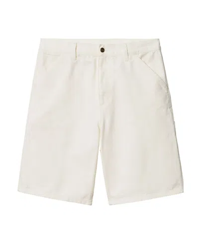 Carhartt Canvas Bermuda Shorts In White