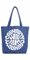 Carhartt Canvas Graphic Tote Jazzy Print/blue Iris In Jazzy Print/blue Iris