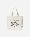 Carhartt White Canvas Graphic Large Tote In Multi