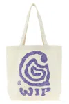 Carhartt Canvas Graphic Tote Tote Bag White In White