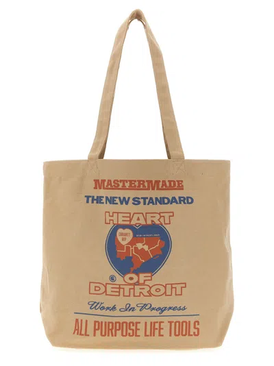 Carhartt Canvas Graphic Tote Tote Bag Beige