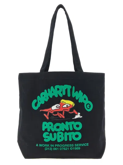 Carhartt Canvas Graphic Tote Tote Bag Black
