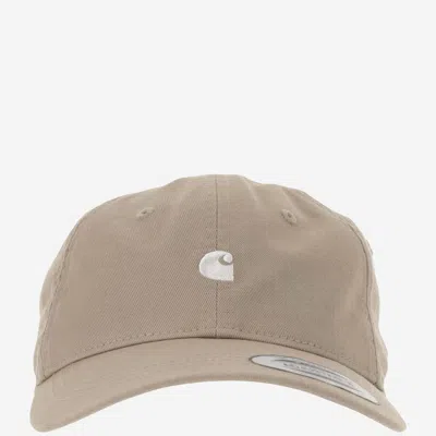 Carhartt Canvas Hat With Logo In Beige