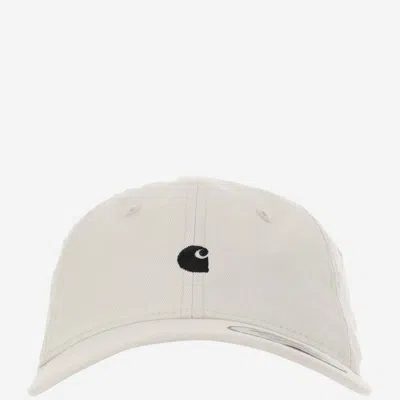 Carhartt Canvas Hat With Logo In White
