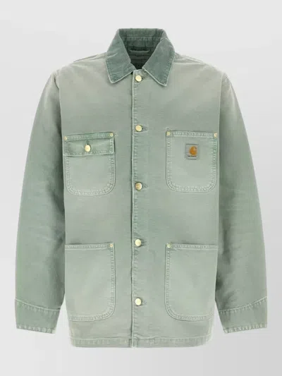 Carhartt Canvas Og Chore Coat Collared Long Sleeves