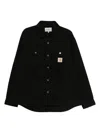 Carhartt Canvas Shirt Jacket In Black
