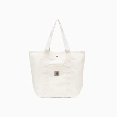 Carhartt Canvas Tote Bag In White