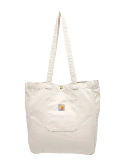Pre-owned Carhartt Canvas Tote In Neutrals