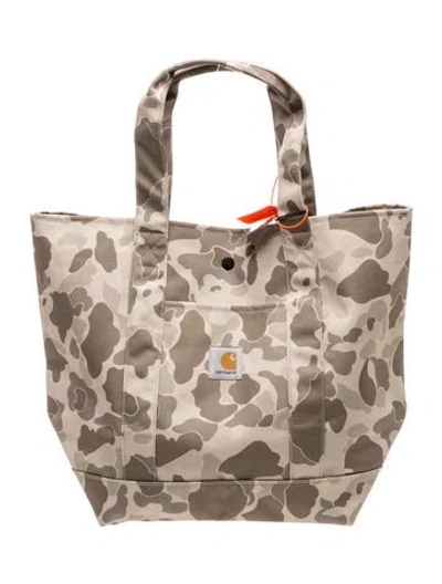 Pre-owned Carhartt Canvas Tote W/ Tags In Green