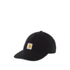 Carhartt Wip Selby Canvas Cap In Black