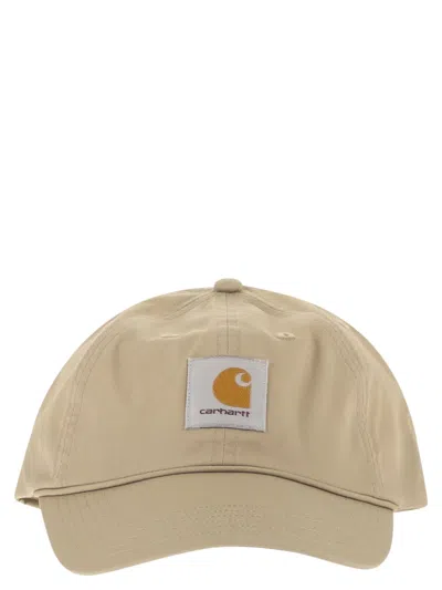 Carhartt Cap With A Peak And Logo In Neutral