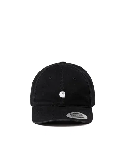 Carhartt Cappello Madison Logo Nero In Black