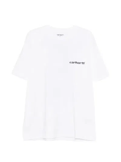 Carhartt Ermanno Scervino Embroidered Cotton Cardigan In White