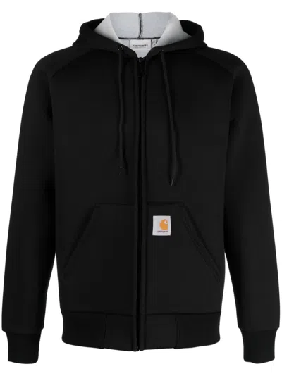 Carhartt Car-lux Hooded Jacket In Black