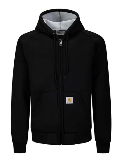 Carhartt Car-lux Hooded Jacket In Black