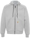 Carhartt Car-lux Hooded Jacket In Gray