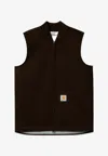Carhartt Dearborn Canvas Classic Vest In Brown