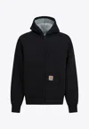 Carhartt Wip Black Polyester Cotton Jacket In Black