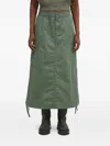 Carhartt Cargo Drawstring Skirt In Green
