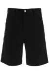 Carhartt Regular Waist Relaxed Fit Single Knee Shorts In Black