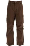 Carhartt Belt-loop Casual Pants In Brown