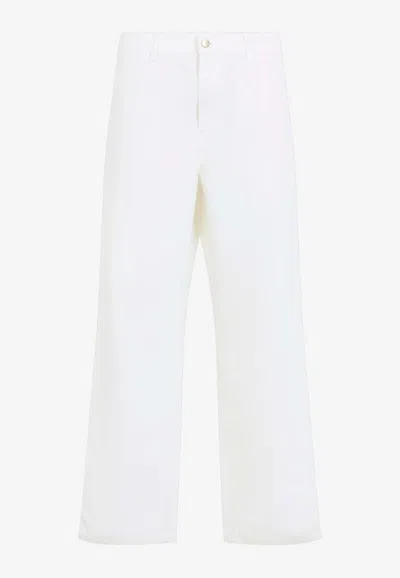 Carhartt Cargo Pants With Reinforced Knee In White