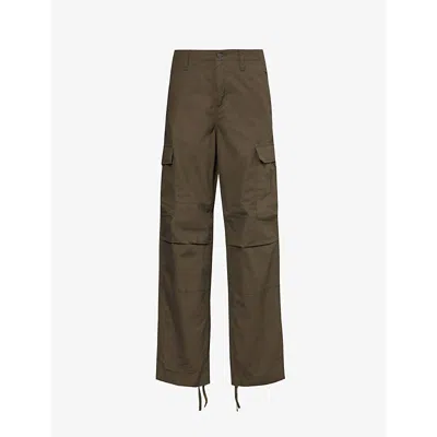 Carhartt Wip Mens Cyprus Cargo-pocket Tapered-leg Cotton Trousers